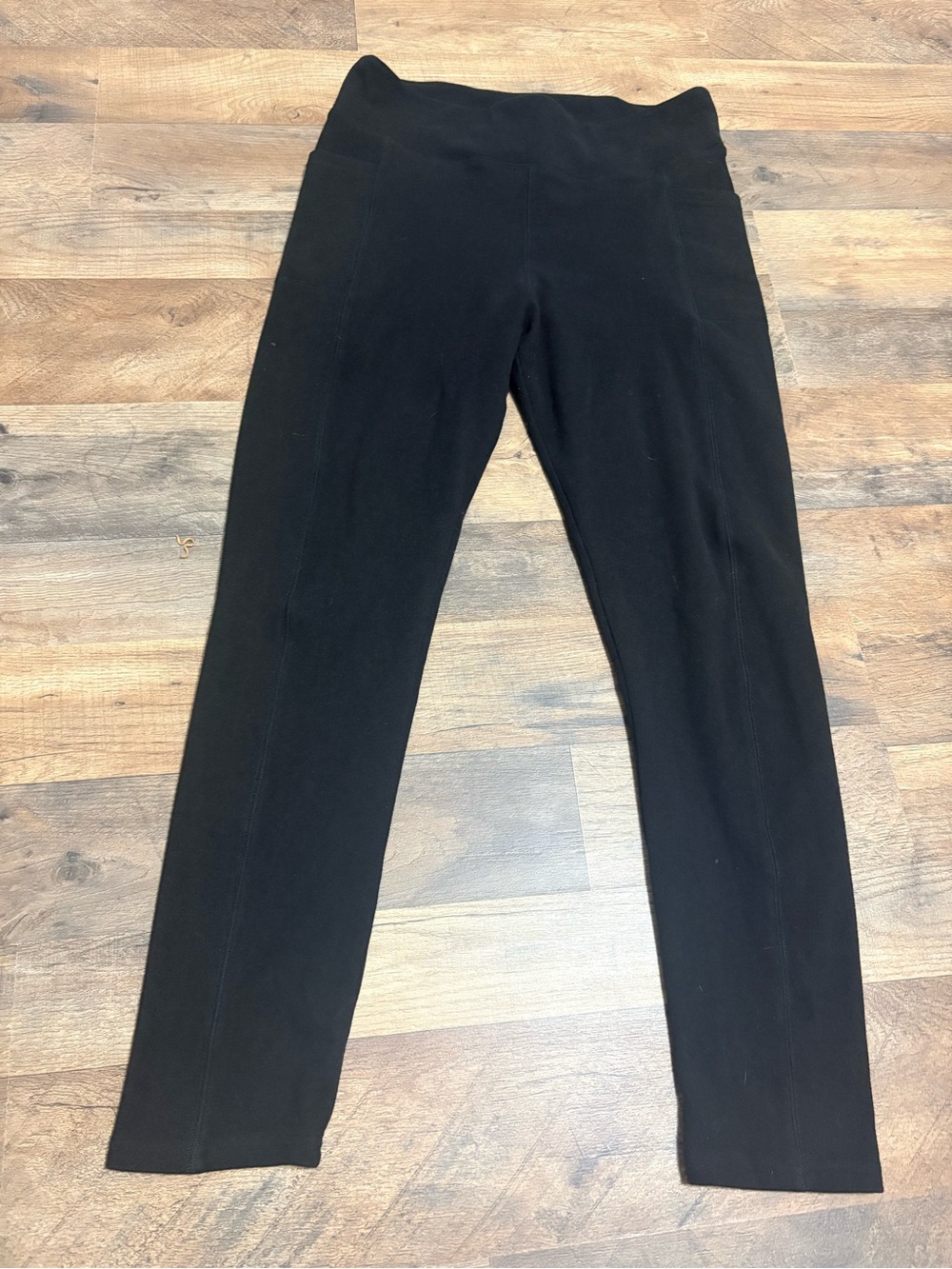 : White Birch Black High Waisted Pocket Leggings Women’s Size Large L